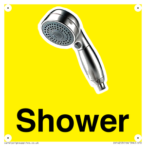 Shower Dementia Friendly Yellow 
